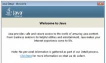 Varnostna organizacija in posodobitve Java