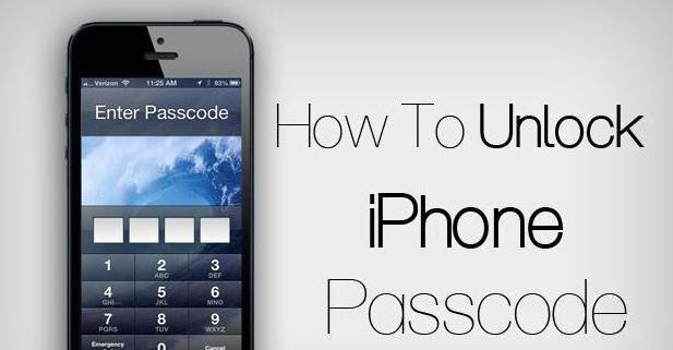 How to unlock phone password iphone