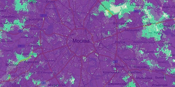 Мегафон зона покрытия 4g московская область карта интернет